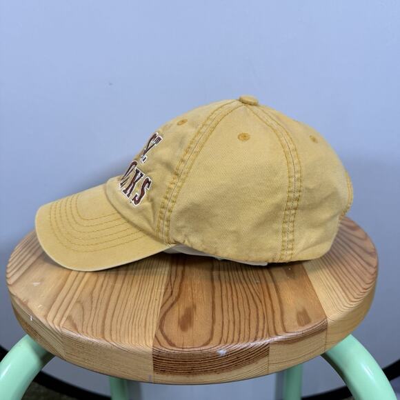 Vintage Utility Workwear Mill Works Sun Wash Baseball Logo Hat - Yellow - Picture 3 of 8